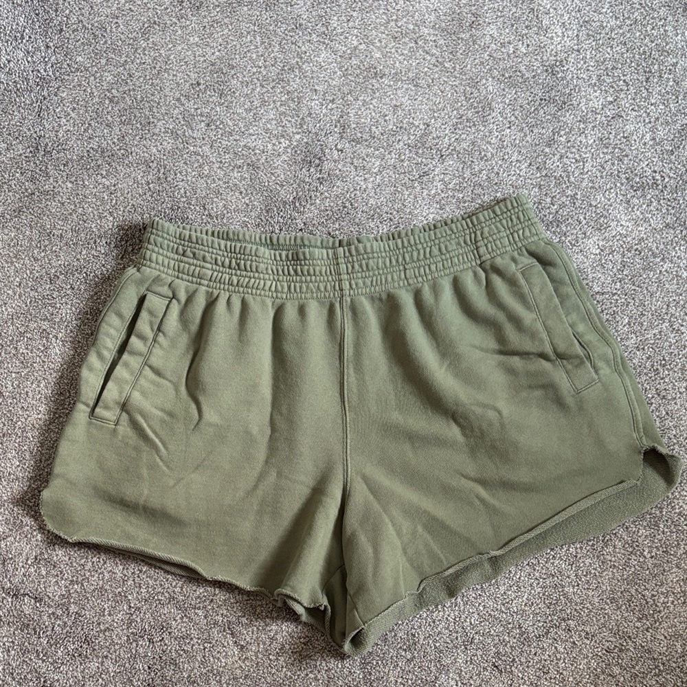 Aerie Sage Green Athletic Shorts